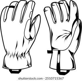 vector gloves for design needs
