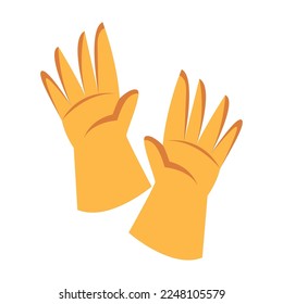 vector gloves flat icons illustration 