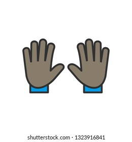 Vector Gloves Icon 
