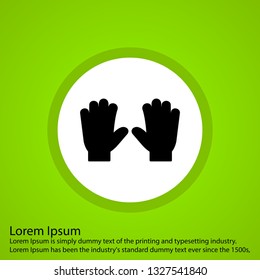 Vector Gloves Icon 
