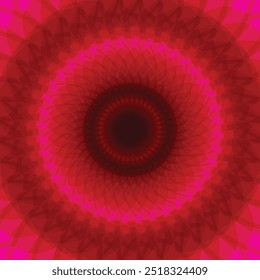 vector glowing abstract psychedelic background with pointed circles