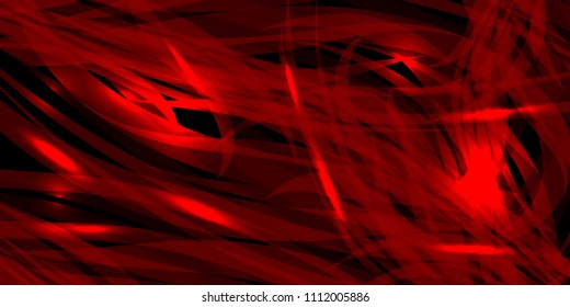 Vector glowing bloody background of red smooth lines. For processing paper or medicine products.