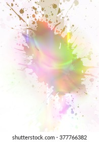 vector glowing colorful splash, EPS10 with transparency