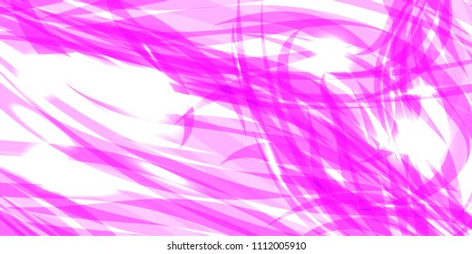 Vector glowing gently purple background of pink threads and flowing lines. For registration of paper or banners.
