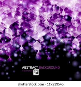 Vector glowing illustration background. Ideal for Christmas or Festive background.
