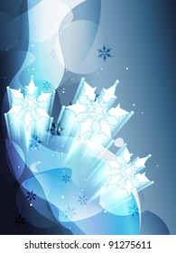 arte vectorial de flema de nieve brillante vectorial