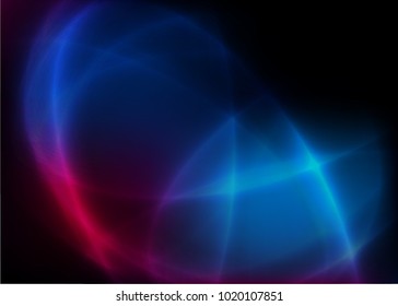 Vector glowing splash energy lines
