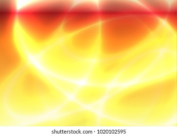 Vector glowing wave