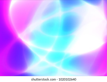 Vector glowing wave