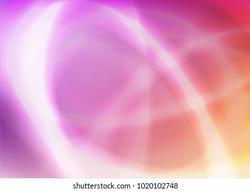 Vector glowing wave