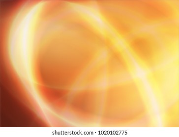 Vector glowing wave