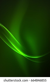 Vector glowing wave, smoke design wavy lines