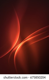 Vector glowing wave, smoke design wavy lines