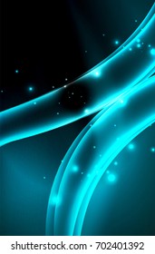 Vektorstrahlungswelle, Rauchdesign-Wavy-Linien