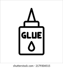 Vector glue icon. Liquid glue icon.