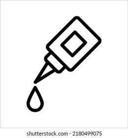 Vector glue icon. Liquid glue icon. - Shutterstock ID 2180499075