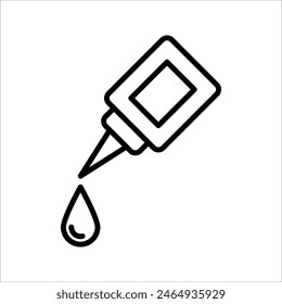 Vector glue icon. Liquid glue icon.