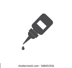 Vector glue icon.  Liquid glue icon.  - Shutterstock ID 568451926