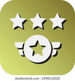 Vector Glyph Gradient Background Icon Design