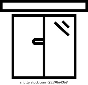 Vector glyph icons of window blinds, Jalousie graphic symbols Premium Quality Design of architecture Elements, for Web Page, Mobile App, UI, UX Design, isolated on transparent background,