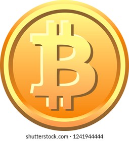 Vector - Go;d Bitcoin Coin