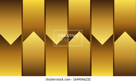 Vector of gold abstract background, with gradient color composition.