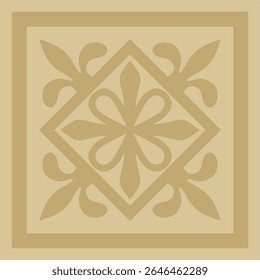 Vector gold ancient Roman ornament elements. Classic European parts of patterns. Lili and Krovns
