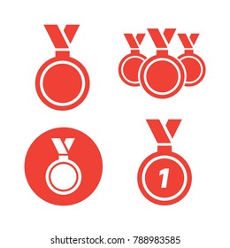 Vector gold award laurel wreath. Winner label, leaf symbol victory. Gold award vector