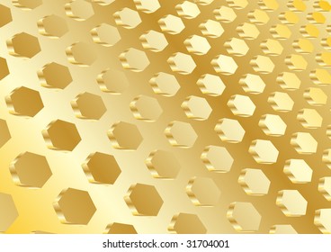 Vector gold background; clip-art
