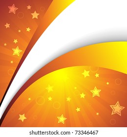 Vector gold background. Clip-art