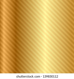 Vector Gold Background With Stripes