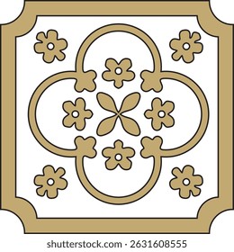 Vector gold and black ancient Roman ornament elements. Classic European parts of patterns. Lili and Krovns
