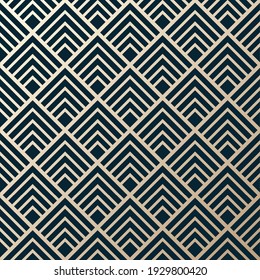 Vector gold and black seamless pattern art deco