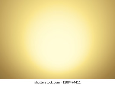 Vector gold blurred gradient style background. Abstract luxury smooth illustration wallpaper