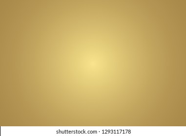 Vector gold blurred gradient style background. Abstract luxury smooth illustration wallpaper