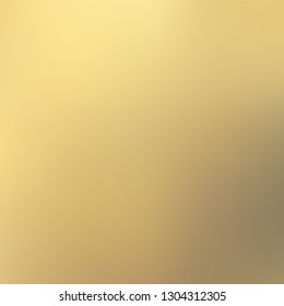 Vector gold blurred gradient style background. Abstract smooth colorful illustration, social media wallpaper.