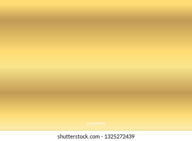 Vector gold blurred gradient style background. Abstract luxury smooth illustration wallpaper