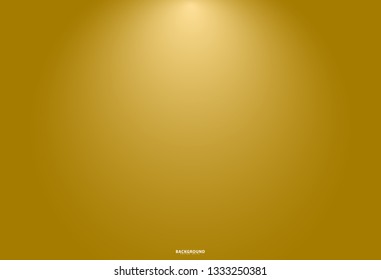 Vector gold blurred gradient style. Abstract luxury background illustration wallpaper