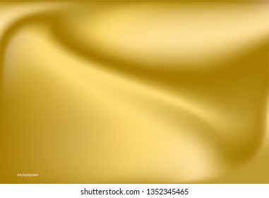 Vector gold blurred gradient style. Abstract luxury background illustration wallpaper