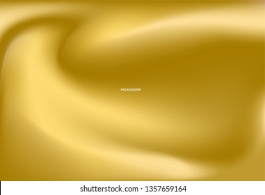 Vector gold blurred gradient style. Fabric luxury background, Abstract illustration for luxury frame, ribbon, banner, web, coin and label. Elegant light and shine vector template