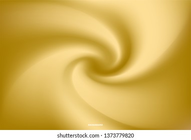 Vector gold blurred gradient style. Fabric luxury background, Abstract illustration for luxury frame, ribbon, banner, web, coin and label. Elegant light and shine vector template