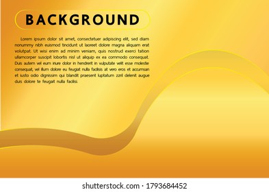 Fondo del estilo de gradiente borroso de oro vectorial. Fondo holográfico. Resumen colorido y fluido, fondo de pantalla de los medios sociales