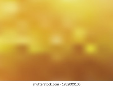 Vector gold blurred gradient style background. Abstract smooth illustration