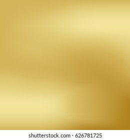 Vector gold blurred gradient style background. Abstract smooth colorful illustration, social media wallpaper. Yellow gold blurred background with light. Blurred golden mesh background. Gold gradient.