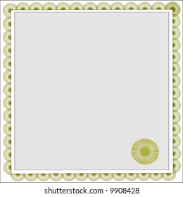 Vector Gold Certificate