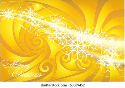 vector gold christmas background