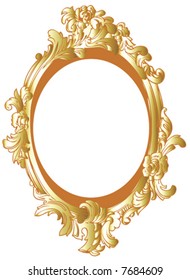 Vector Gold Decor Frame