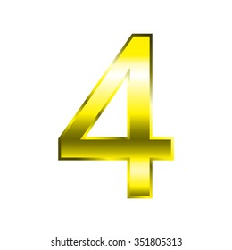 Vector gold figures