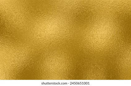 Vector gold foil texture background. Abstract gradient bright and shiny light reflection rough texture surface. Vector illustration for background, backdrop, web, wallpaper, print and design artwork.