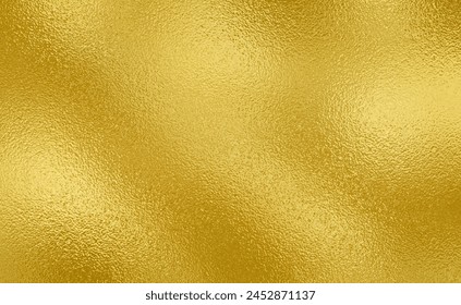 Vector gold foil texture background. Abstract gradient bright and shiny light reflection rough texture surface. Vector illustration for background, backdrop, web, wallpaper, print and design artwork.